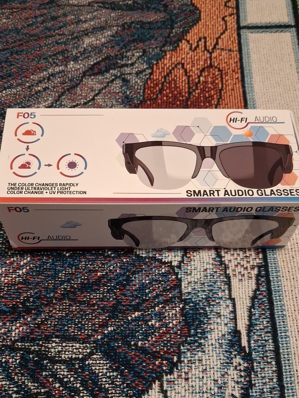 Smart Audio Glasses - Black Photochromic Hi‑Fi Audio Glasses